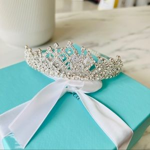 Wedding graduation prom diamond crown 👸